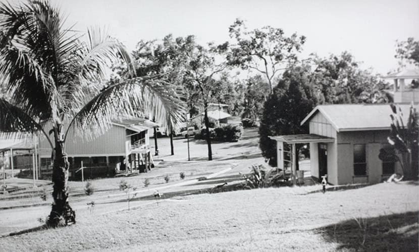 Patients houses at East Arm Leprosy Patients houses at East Arm Leprosy